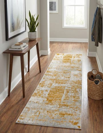 Yellow Finsbury Runner Rug