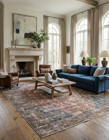 9' 1 x 12' 2 Hand Knotted Ultra Vintage Persian Wool Rug