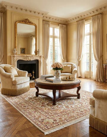 6' 6 x 6' 7 Tabriz Square Rug