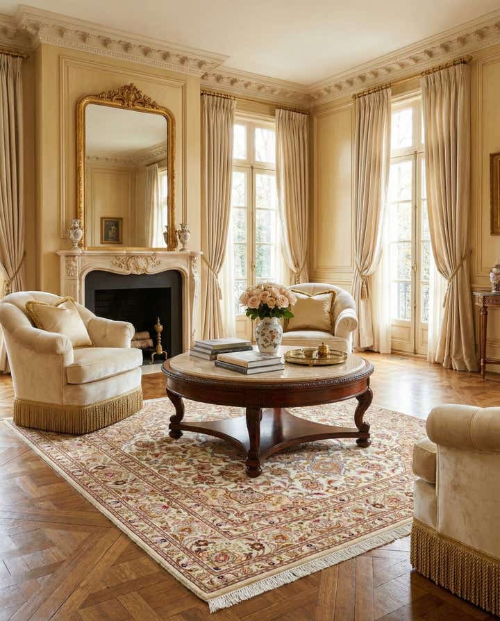 6' 6 x 6' 7 Tabriz Square Rug