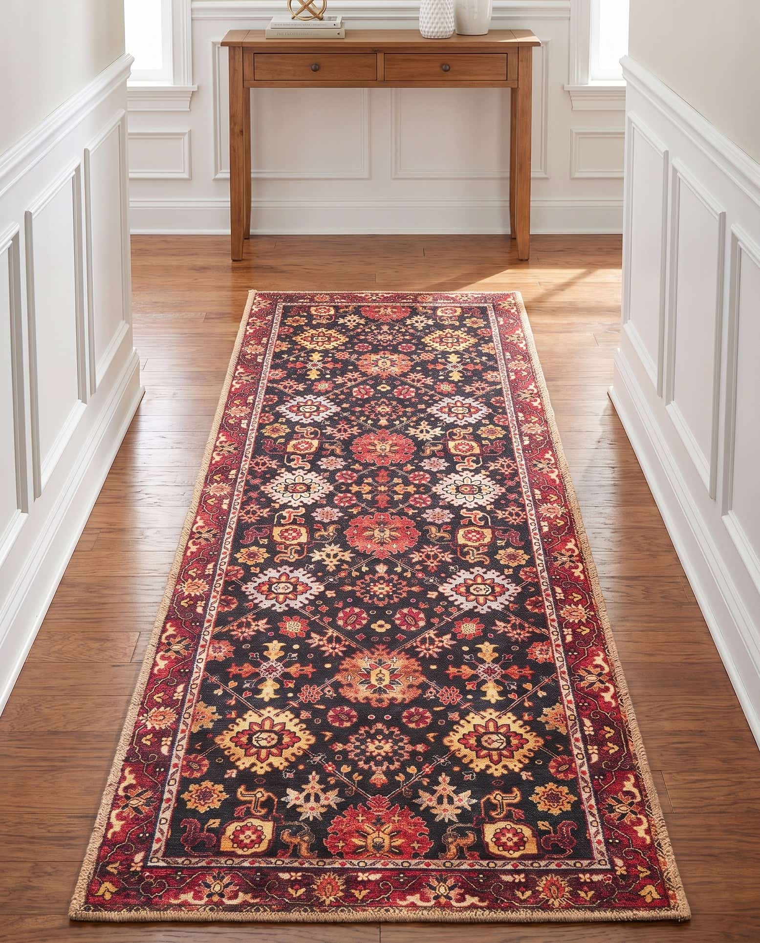 2' x 6' 1 Washable Timeless Runner Rug