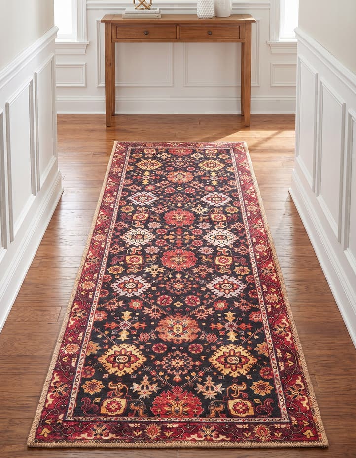 2' x 6' 1 Washable Timeless Runner Rug