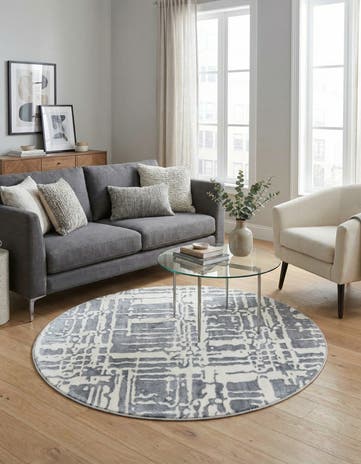 4' x 4' Vince Camuto Round Rug