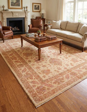 170cm x 240cm Hand Knotted Ziegler Rug