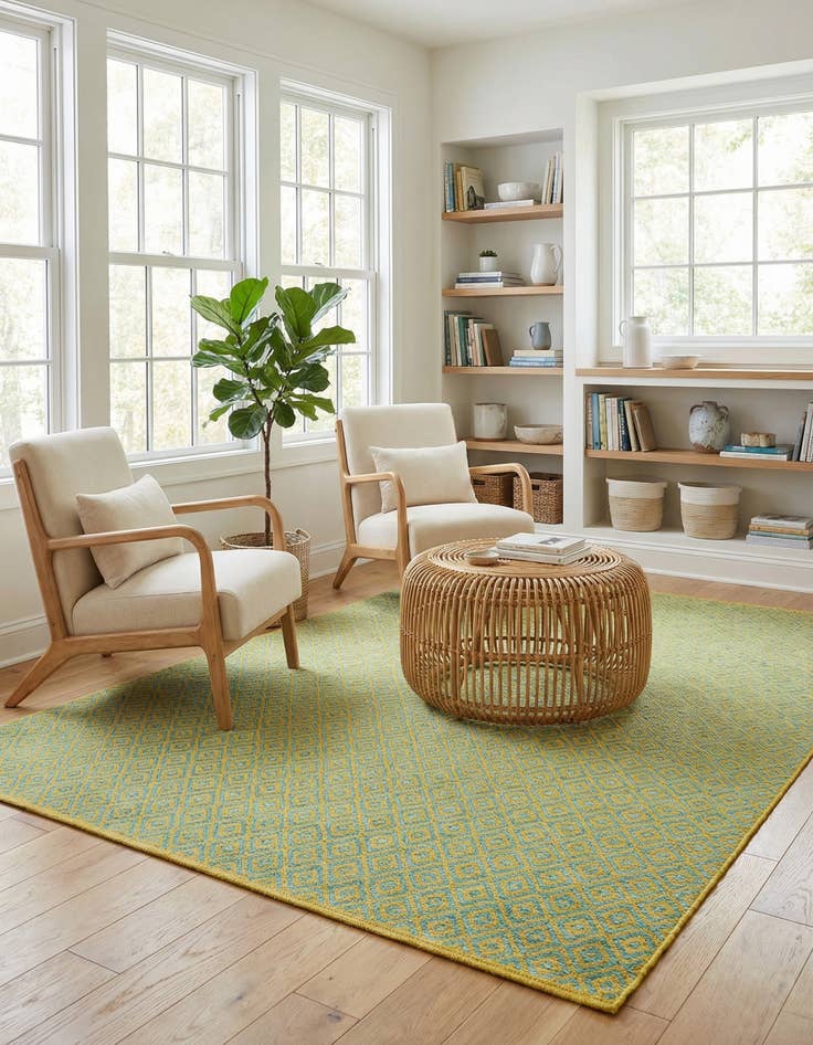 Detail image of 7' 10 x 10'  Washable Jill Zarin Costa Rica Indoor / Outdoor Rug