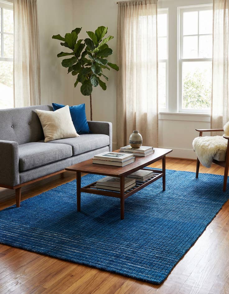 Detail image of 4' 10 x 6' 3  Hand Knotted Darya Wool Rug