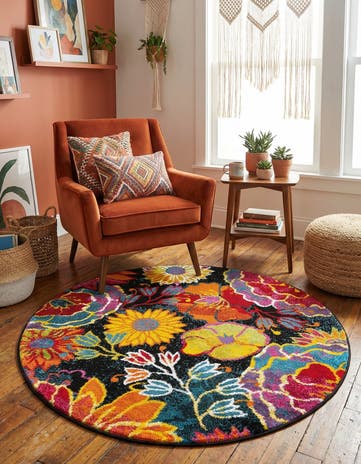 4' x 4' Tuscany Round Rug