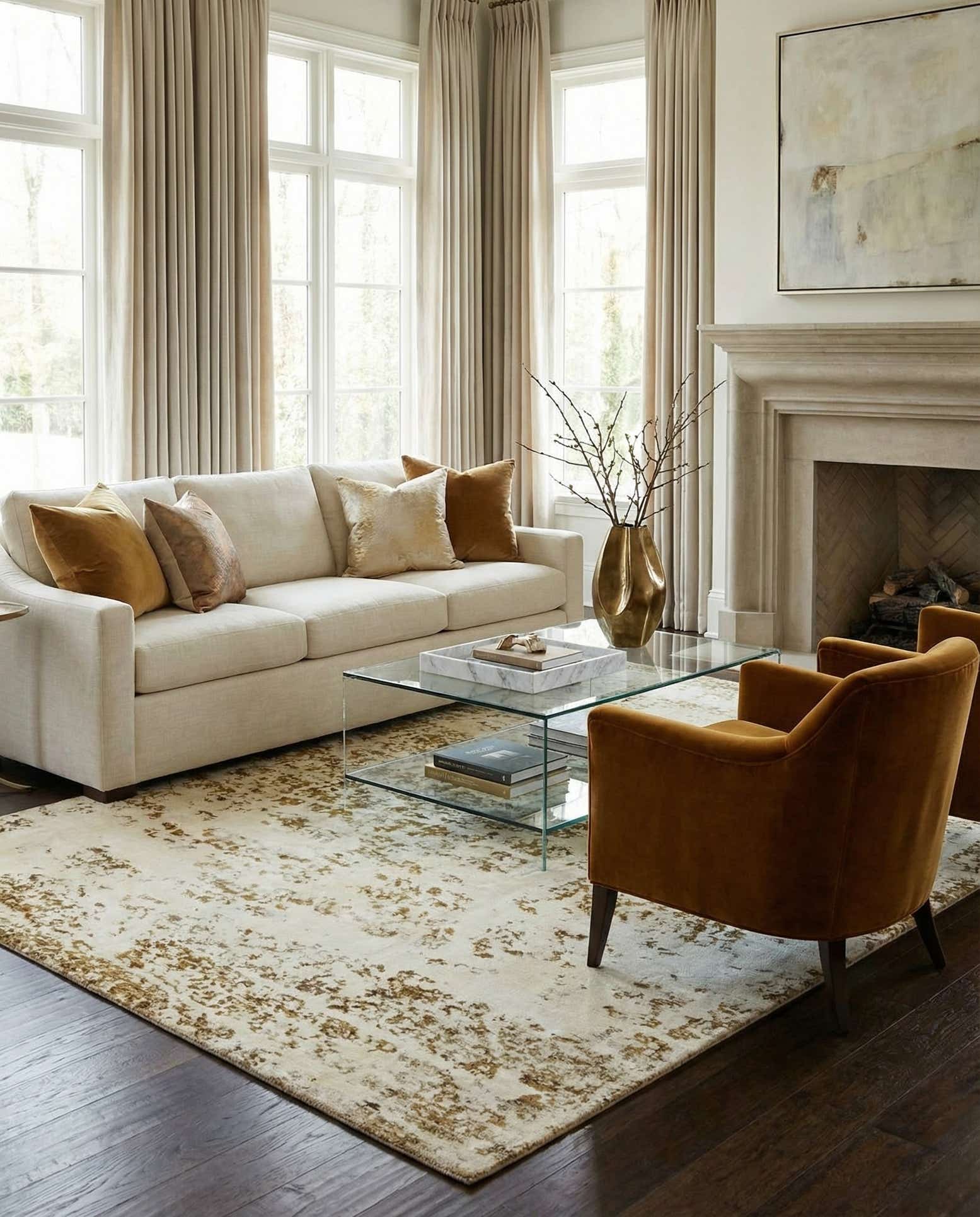 7' 4 x 11' Hand Knotted Ultra Vintage Persian Wool Rug
