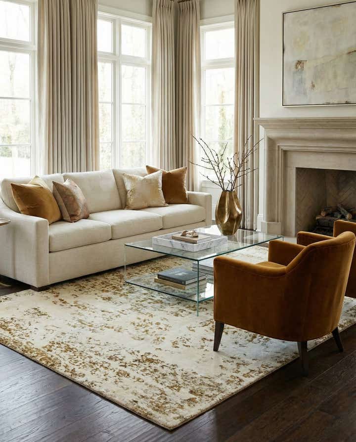 7' 4 x 11' Hand Knotted Ultra Vintage Persian Wool Rug