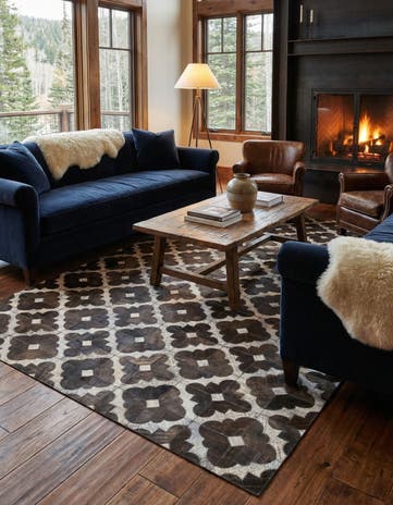 5' x 8' Cowhide Rug