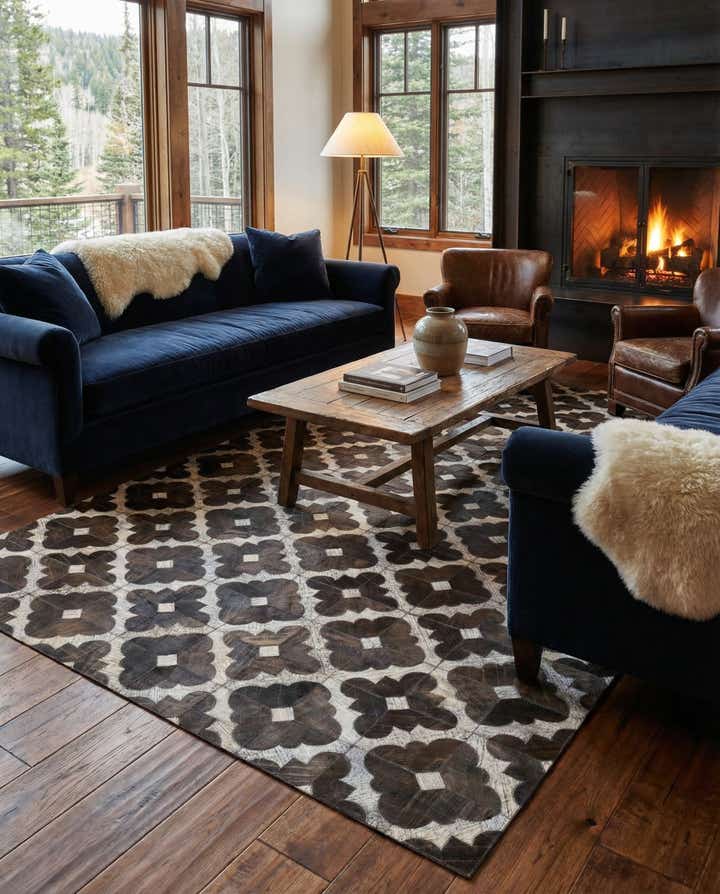 5' x 8' Cowhide Rug