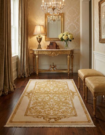 2' 8 x 4' 11 Hand Knotted Darya Wool Rug
