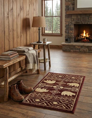 Red Pioneer Rug