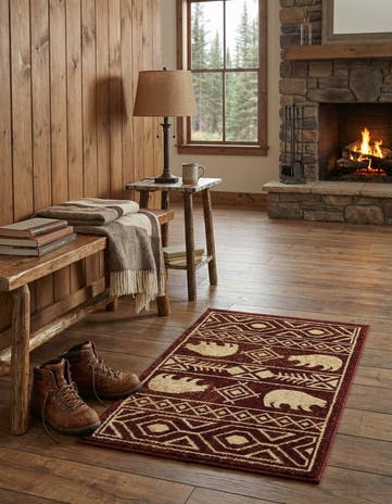 Red Pioneer Rug