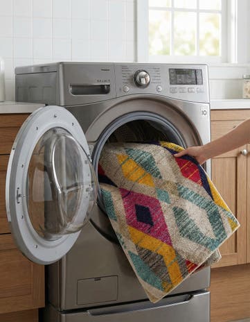 Washable Mesa Square Rug