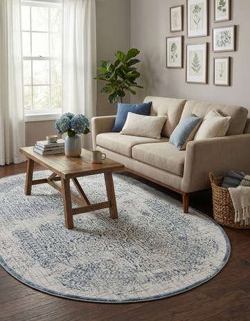 5' 3 x 8' Derbyshire Oval Rug