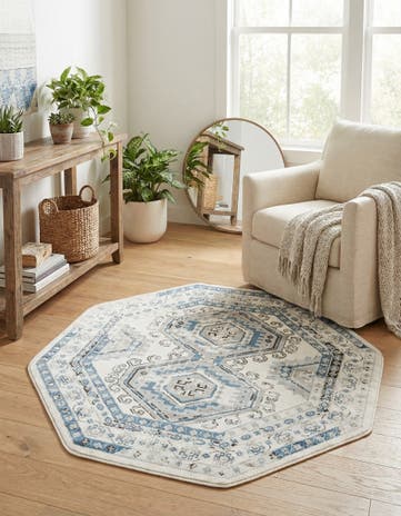 5' 3 x 5' 3 Charlotte Octagon Rug