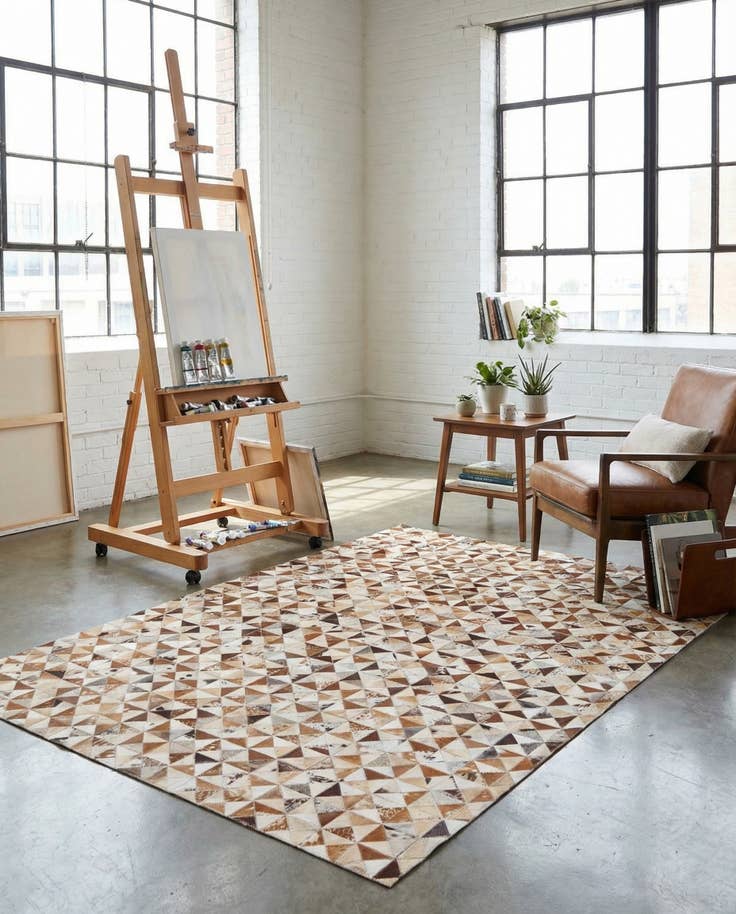 Detail image of 5' 4 x 7' 7 Cowhide Rug