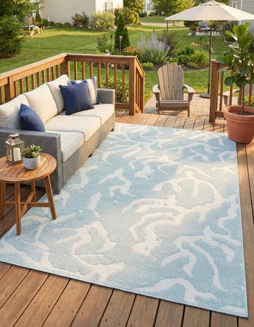 5' x 8' Easy-Clean Sabrina Soto Indoor / Outdoor Rug
