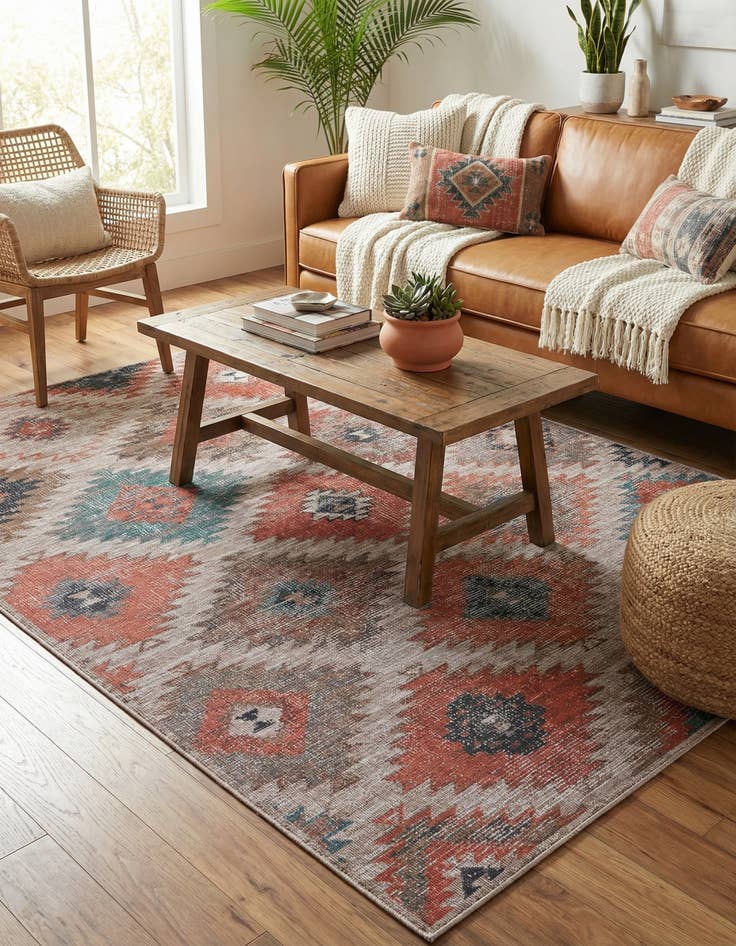 Detail image of  7' 3 x 10'  Washable Sisu Rug