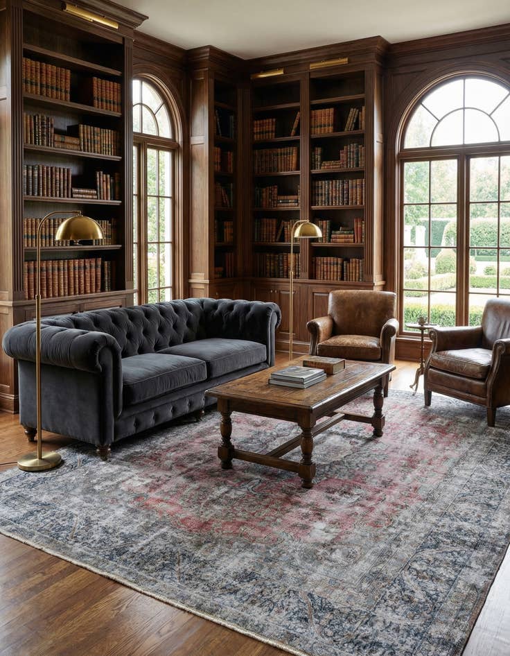 Detail image of 9' 8 x 12' 7 Vintage Royal Wool Rug