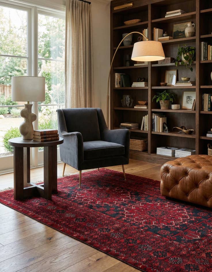 Detail image of 4' 3 x 5' 9 Afghan Rug