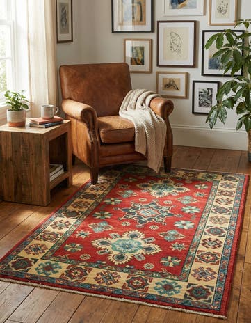 2' 8 x 4' 2 Hand Knotted Kazak Rug