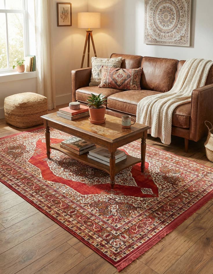 Detail image of  4' 3 x 6' Santiago Rug