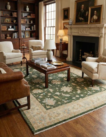 5' 10 x 7' 9 Ziegler Wool Rug