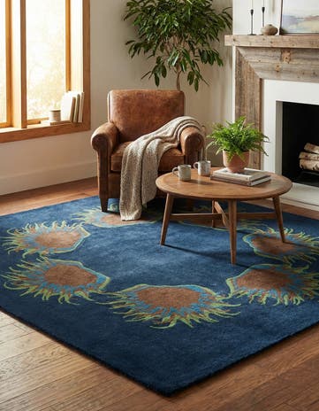 7' 6 x 7' 6 Agra Square Rug