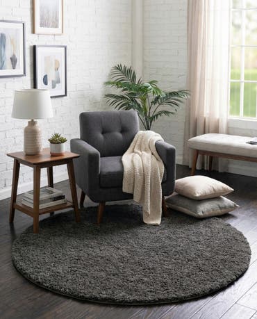  5' x 5' Everyday Shag Round Rug