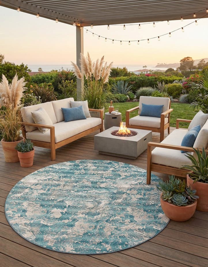 10' x 10' Easy-Clean Modern Indoor / Outdoor...
