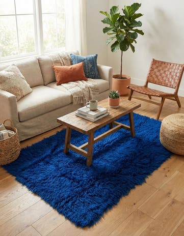 3' x 5' 2 Hand Knotted Moroccan Wool Rug