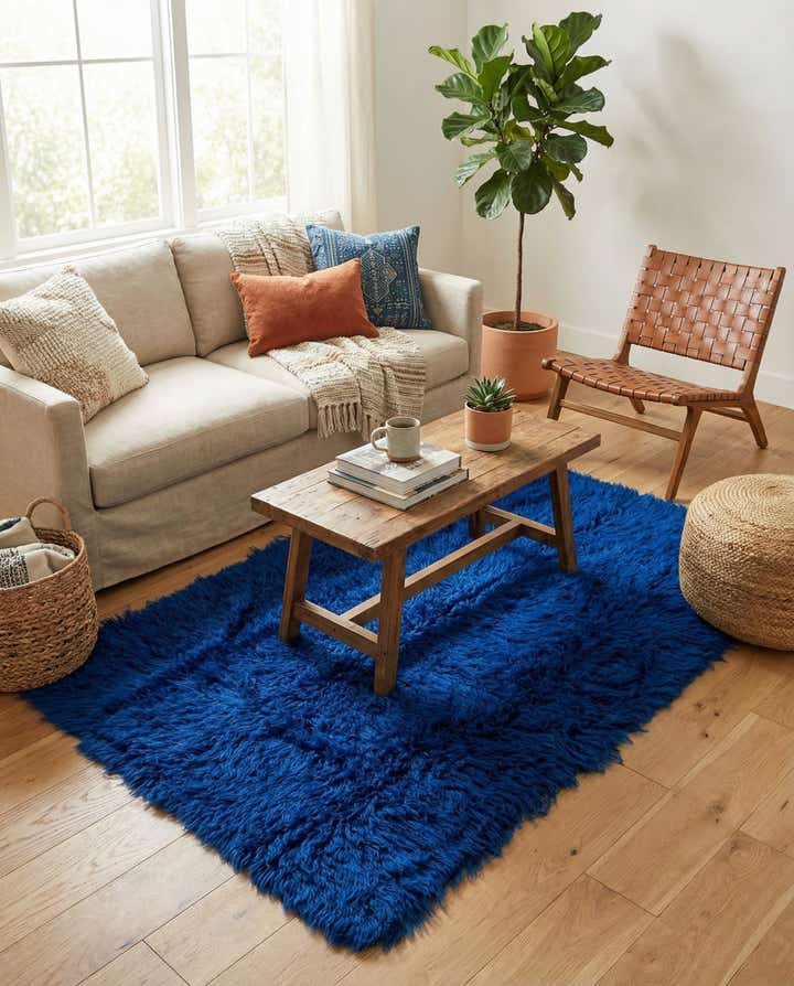 3' x 5' 2 Hand Knotted Moroccan Wool Rug