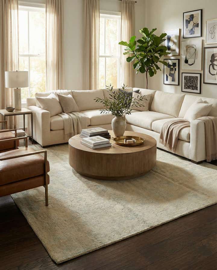 7' 9 x 10' 6 Hand Knotted Darya Wool Rug