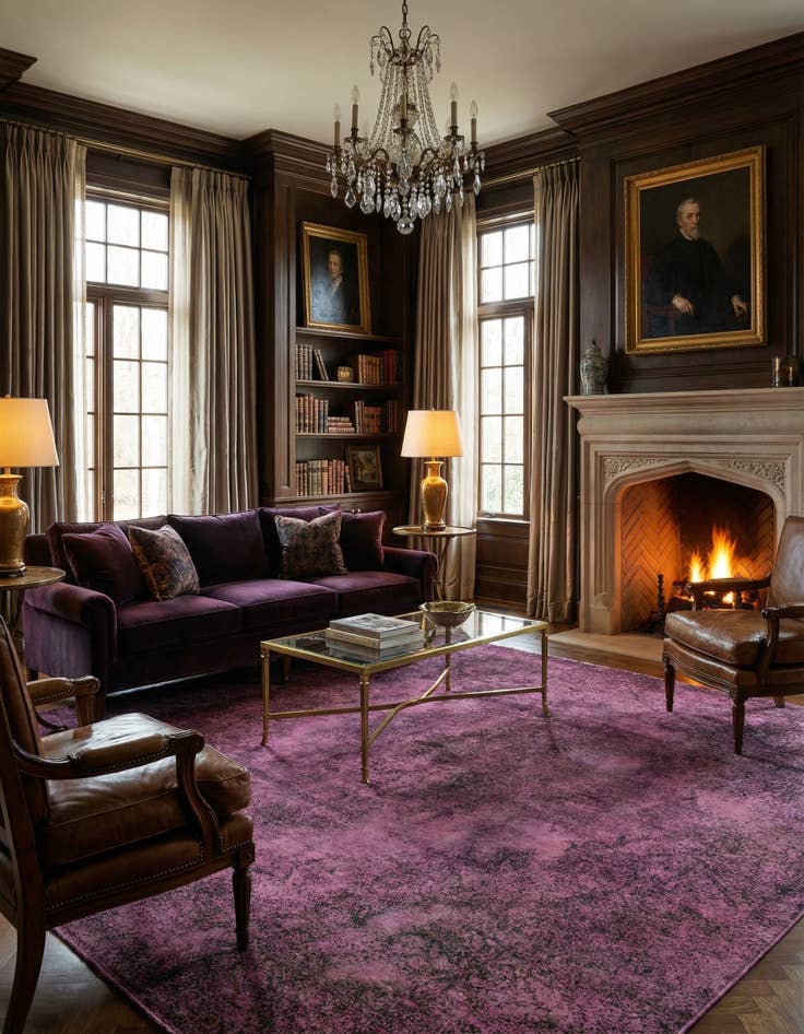 Detail image of 9' 11 x 12' 8 Vintage Royal Wool Rug