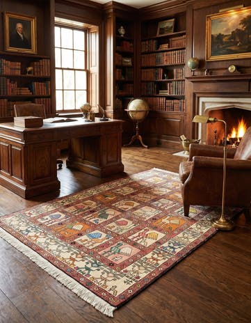 3' 10 x 6' Tapestry Wool Rug