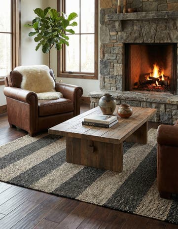 4' 7 x 6' 8 Hand Knotted Kashkuli Gabbeh Rug