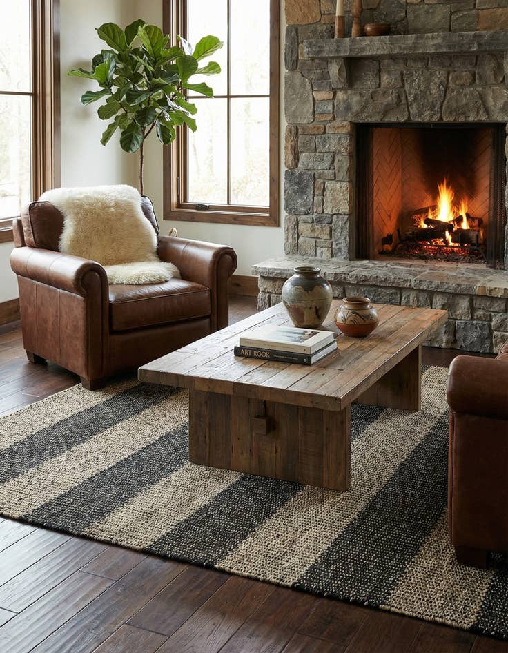 Detail image of 4' 7 x 6' 8  Hand Knotted Kashkuli Gabbeh Rug