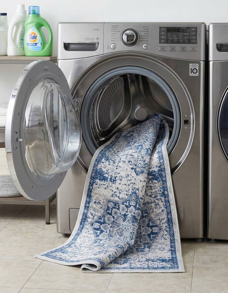 Detail image of 2' 7 x 12' Washable Francesca Runner Rug