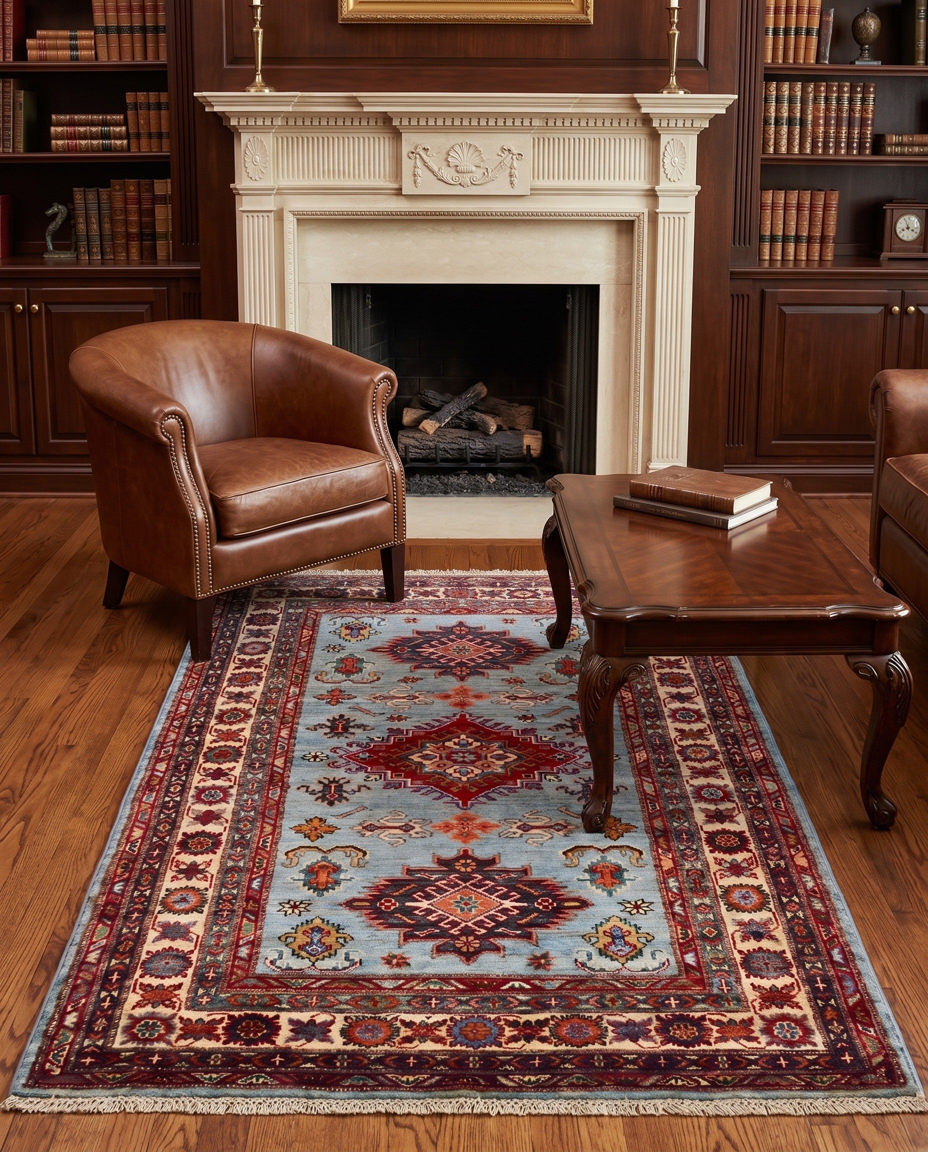 3' 3 x 5' 1 Hand Knotted Kazak Rug