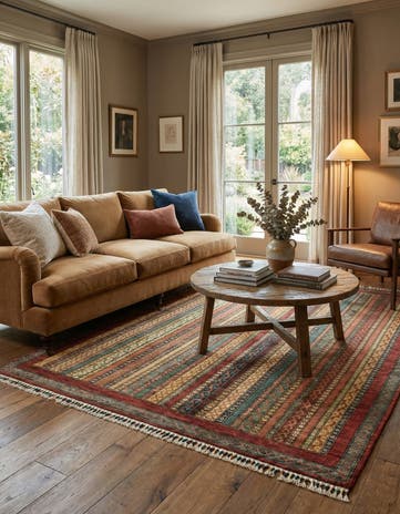 5' x 6' 4 Hand Knotted Ariana Ziegler Rug