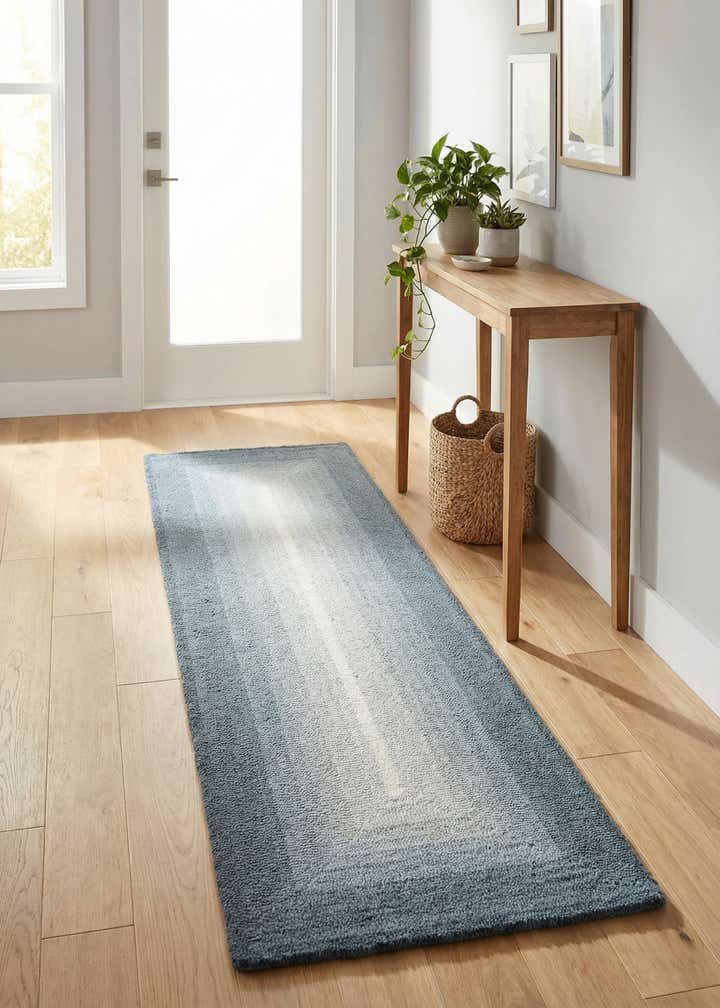 2' x 6' 1 Ombre Wool Runner Rug