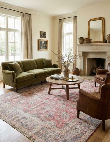 9' 10 x 11' 3 Hand Knotted Ultra Vintage Persian Wool Rug