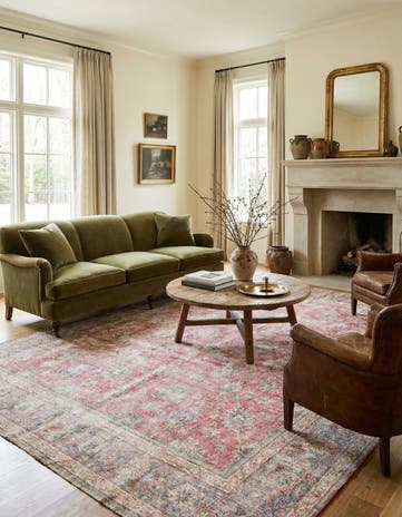 9' 10 x 11' 3 Hand Knotted Ultra Vintage Persian Wool Rug