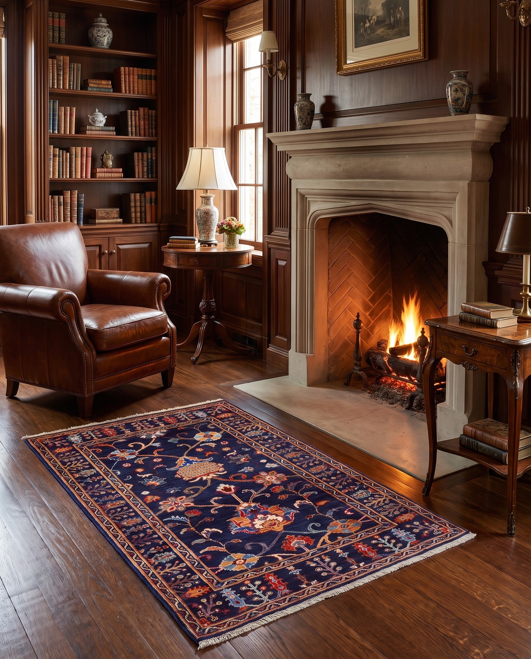 3' 3 x 5' 2 Hand Knotted Ariana Ziegler Rug