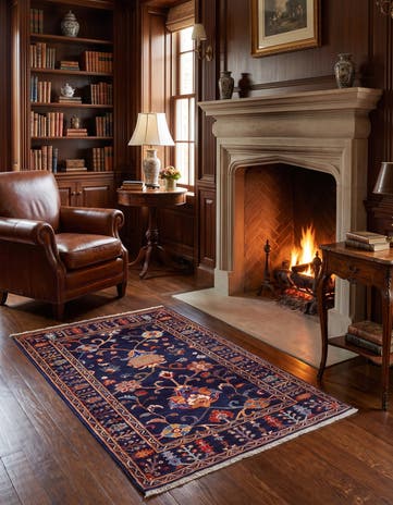 3' 3 x 5' 2 Hand Knotted Ariana Ziegler Rug
