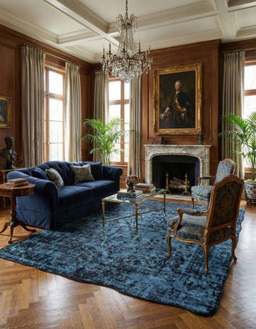 9' 9 x 11' 9 Vintage Royal Wool Rug