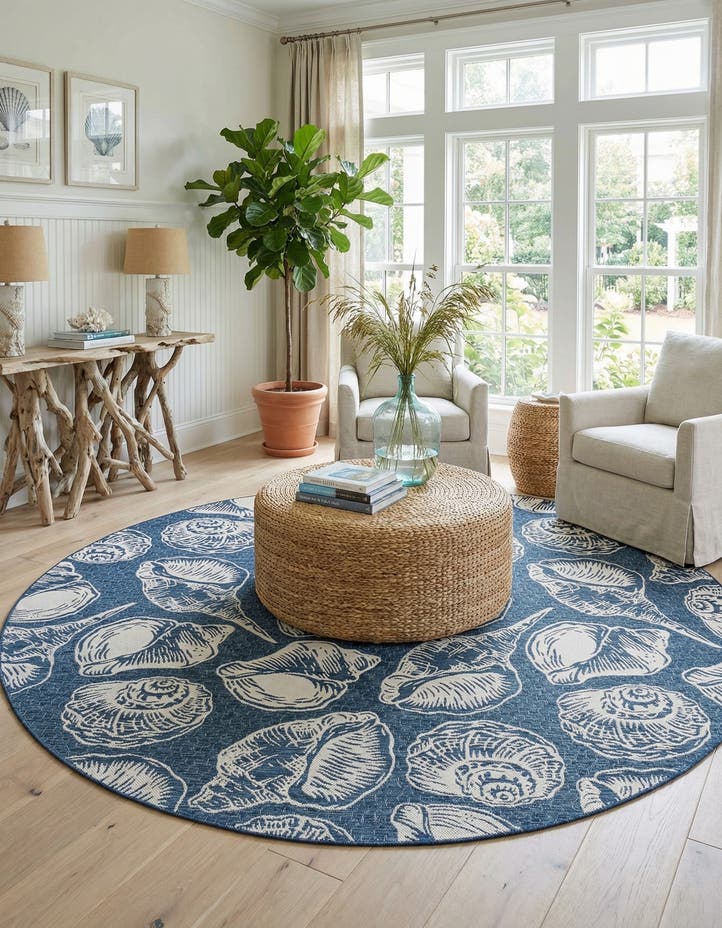 12' x 12' Easy-Clean Coastal Indoor / Outdoo...