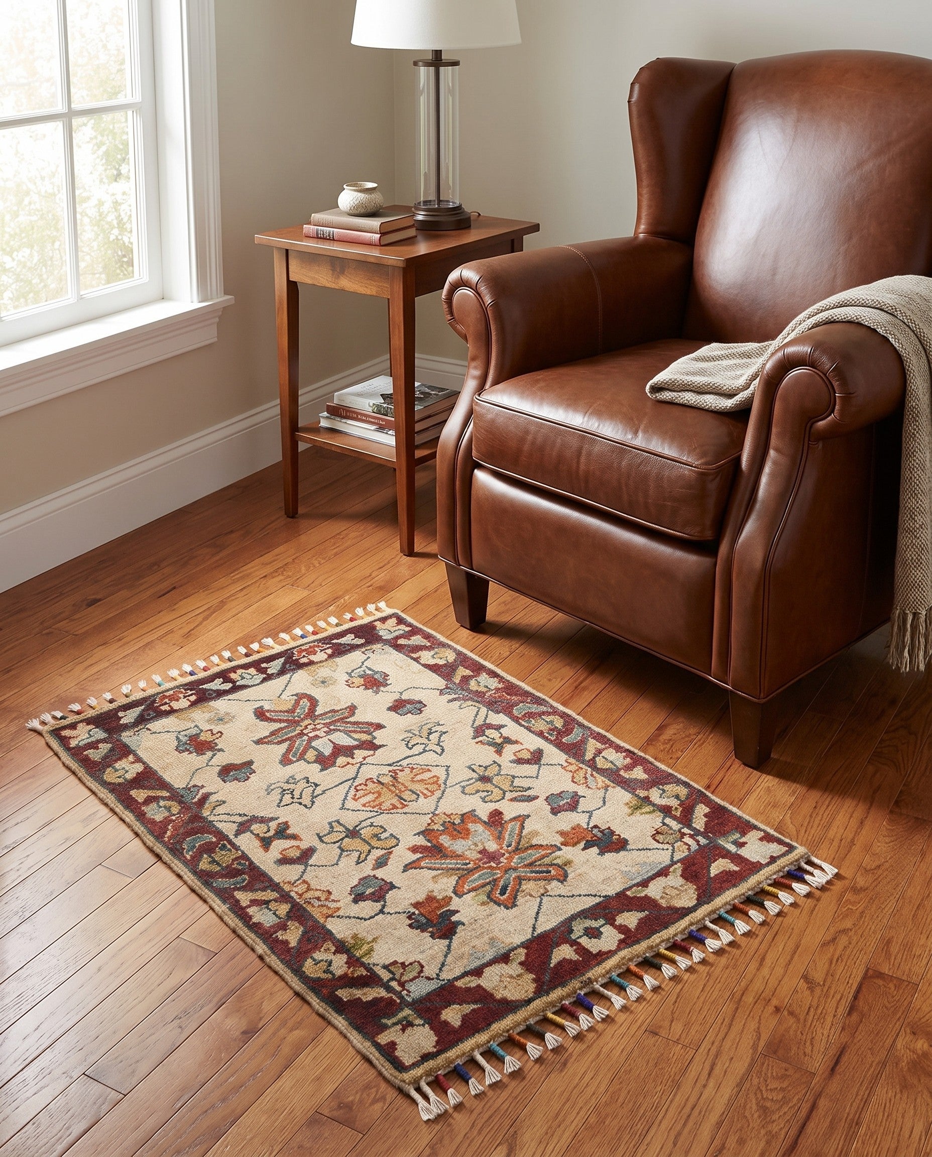 1' 11 x 2' 9 Hand Knotted Ariana Ziegler Rug